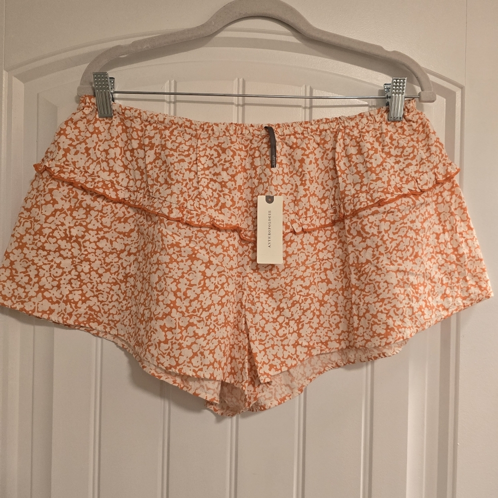 ANTHROPOLOGY Ruffle-Waist Shorts - Picture 5 of 7